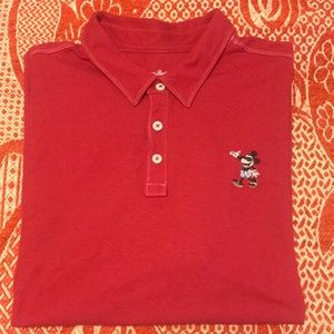 EUC Men’s Tommy Bahama Disney Red ShortSleeve Polo
